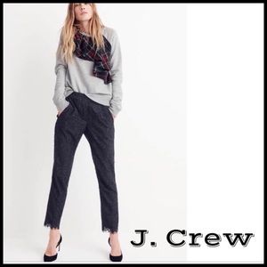 J. Crew Black Lace Pant. Size 8. Classic.